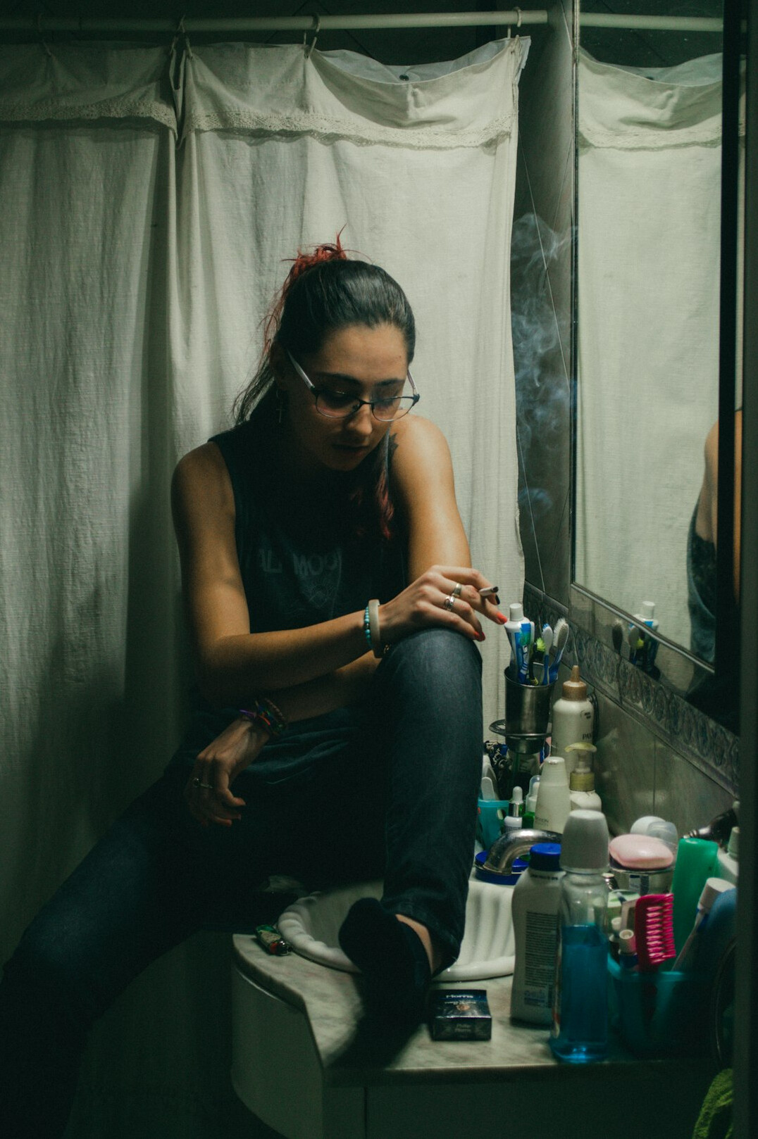 person reflecting on daily routine